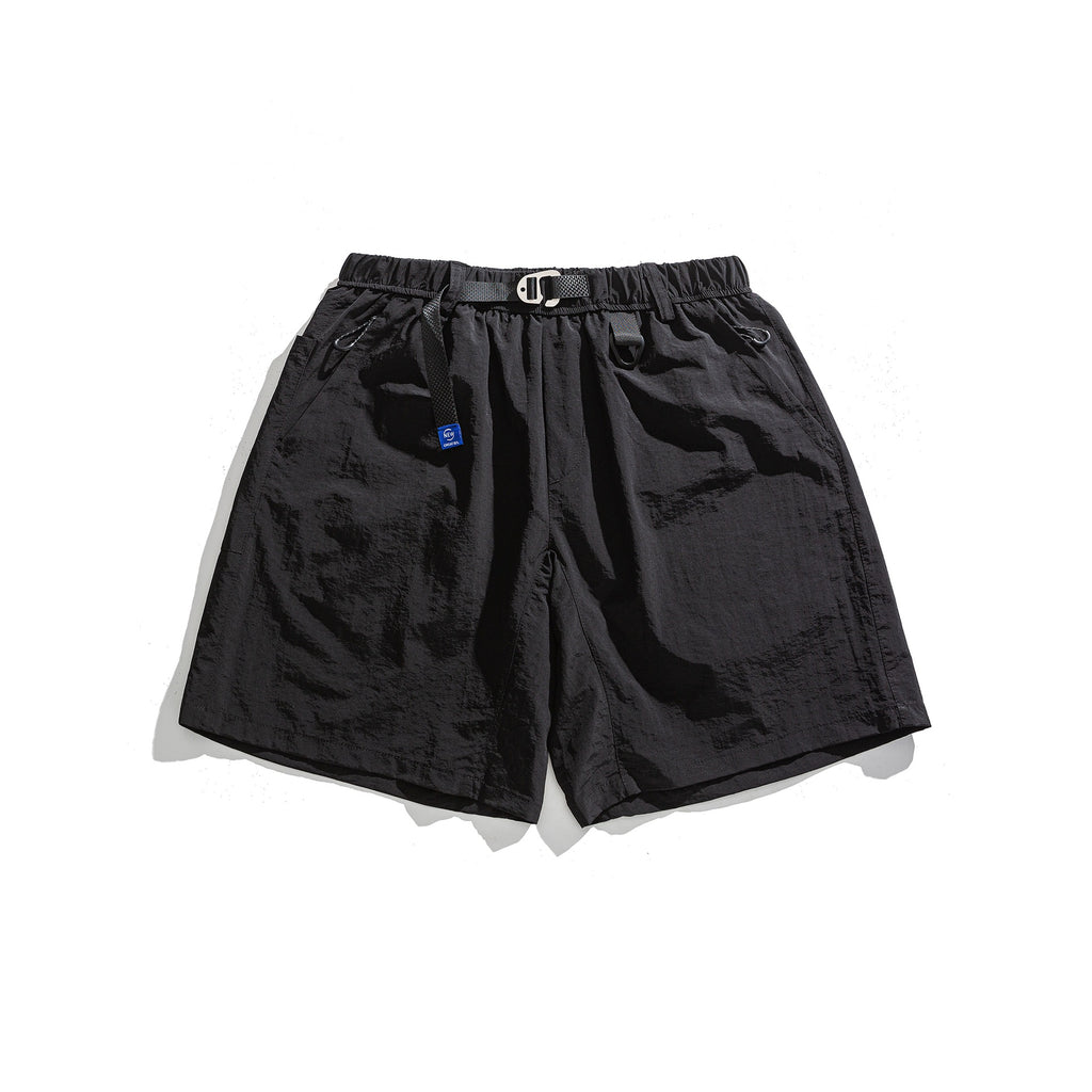 Simple Quick-Dry Loose Fit Outdoor Casual Men's 5-Panel Shorts