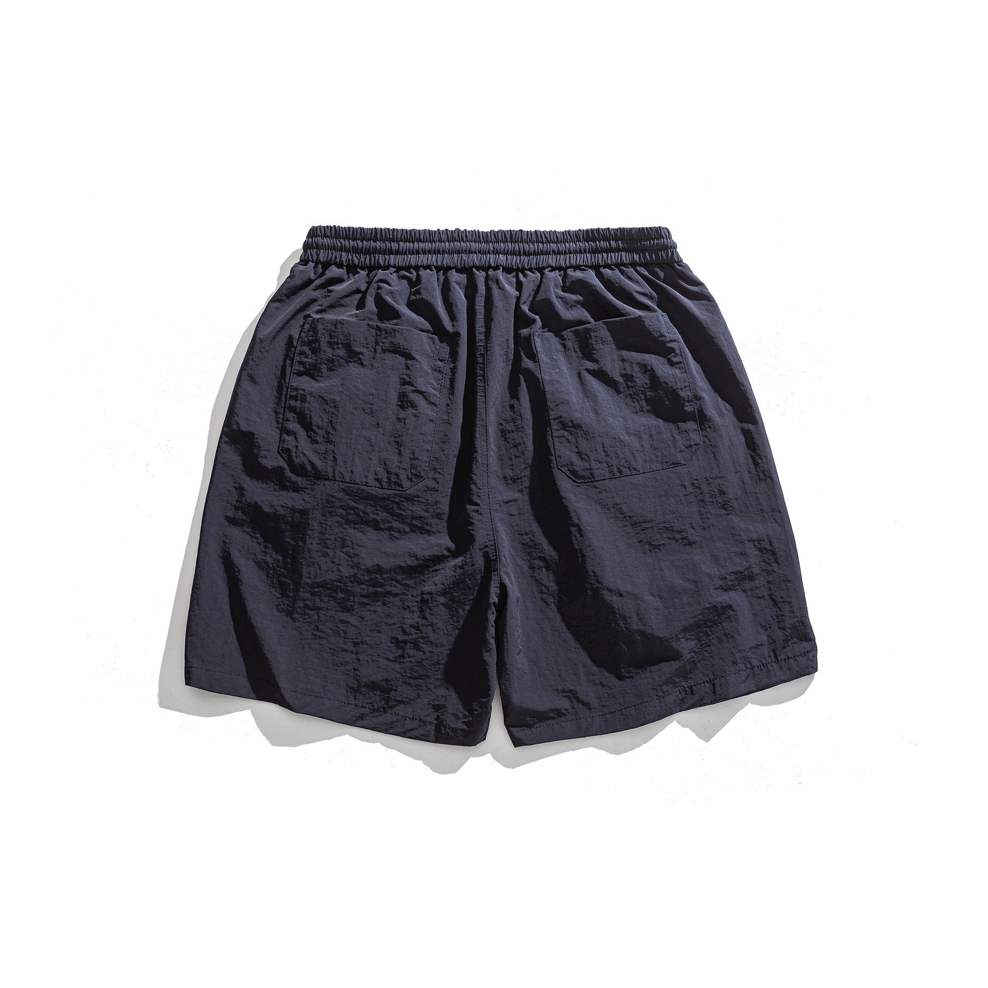 Loose Sport Shorts with Simple Letter Embroidery Design