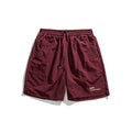 Loose Sport Shorts with Simple Letter Embroidery Design