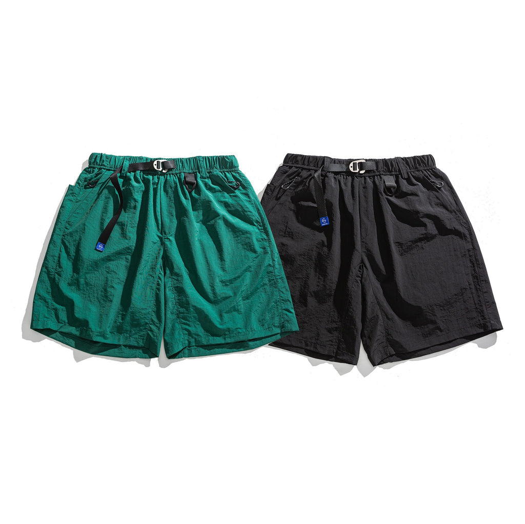 Simple Quick-Dry Loose Fit Outdoor Casual Men's 5-Panel Shorts