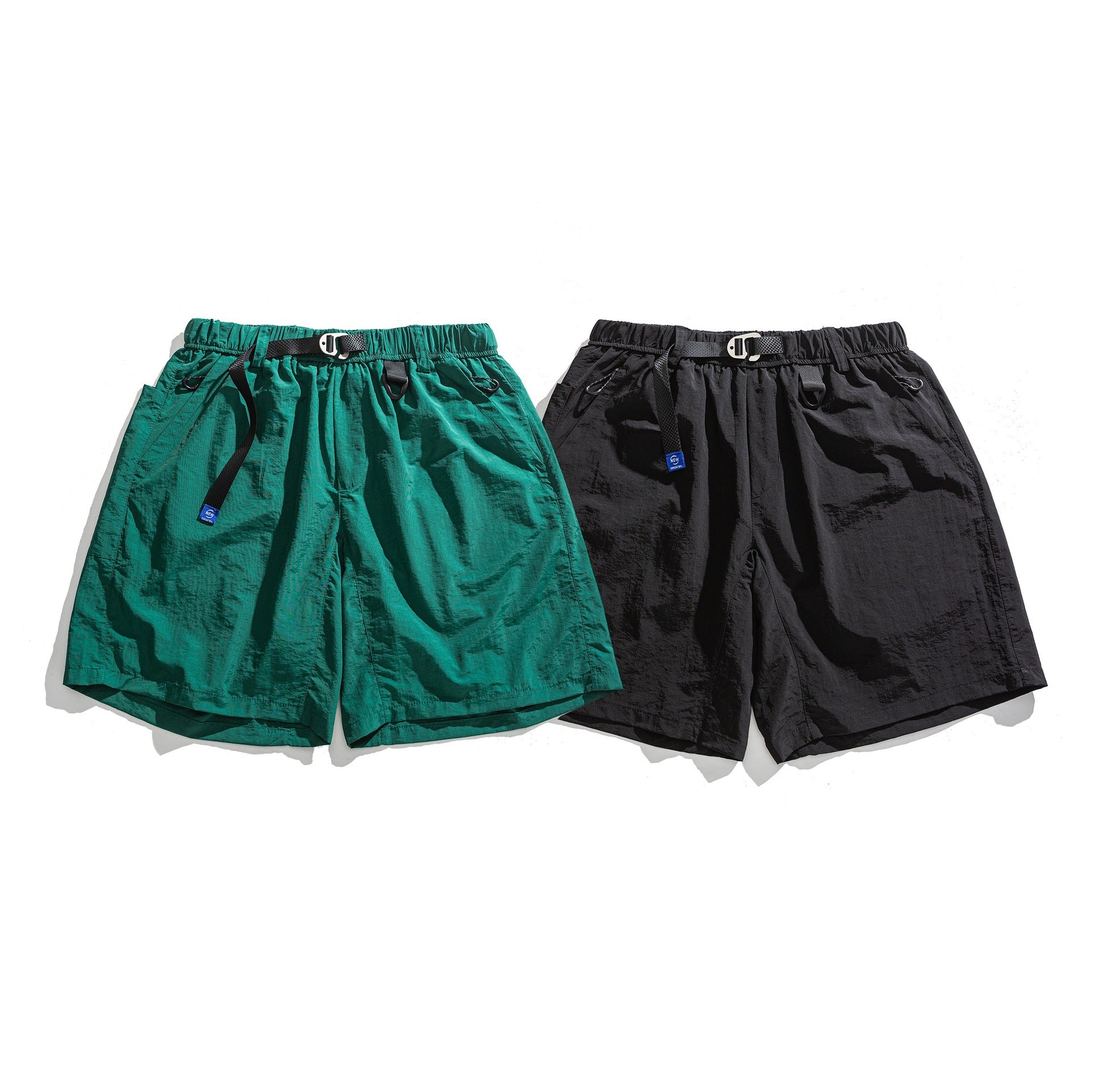 Simple Quick-Dry Loose Fit Outdoor Casual Men's 5-Panel Shorts