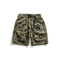 Quick-Dry Cargo Shorts for Men, Loose Casual Mid-Length Pants