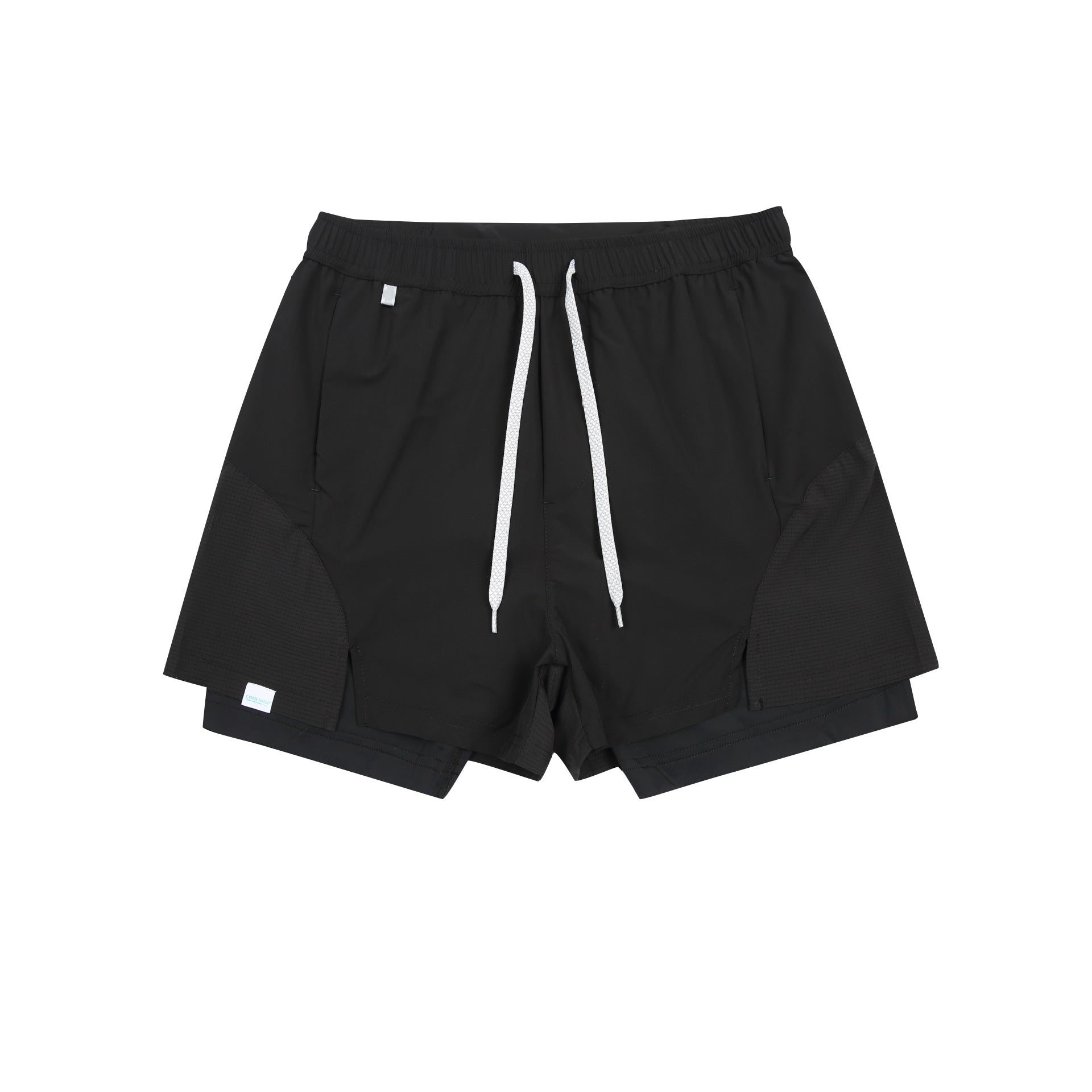 Outdoor Quick-Dry Running Shorts Color-Blocked Design with Anti-See-Through Feature
