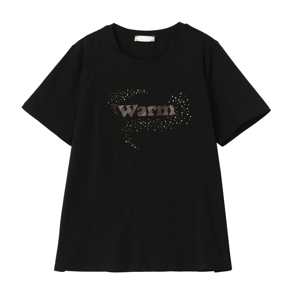 Loose round neck top